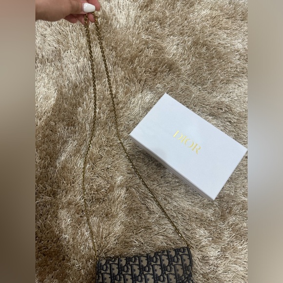Dior Saddle Pouch with Chain - Picture 9 of 10